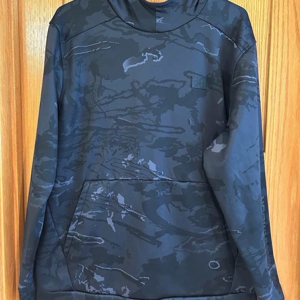 Under Armour Men’s Storm Camo Kangzip Black Hoodie XL